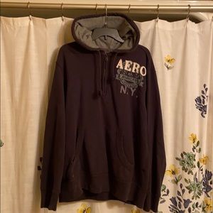 🥳Aeropostale N.Y quarter zip hoodie!!!!!